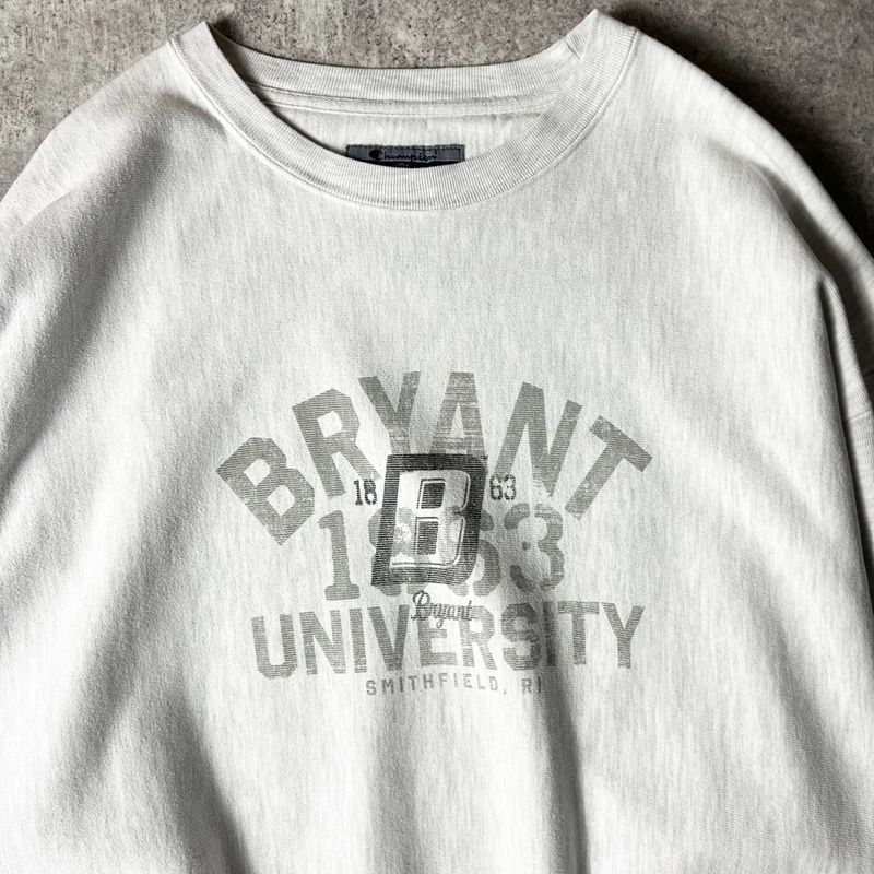 00s Champion 3段 カレッジ プリント オリジナル リバースウィーブ