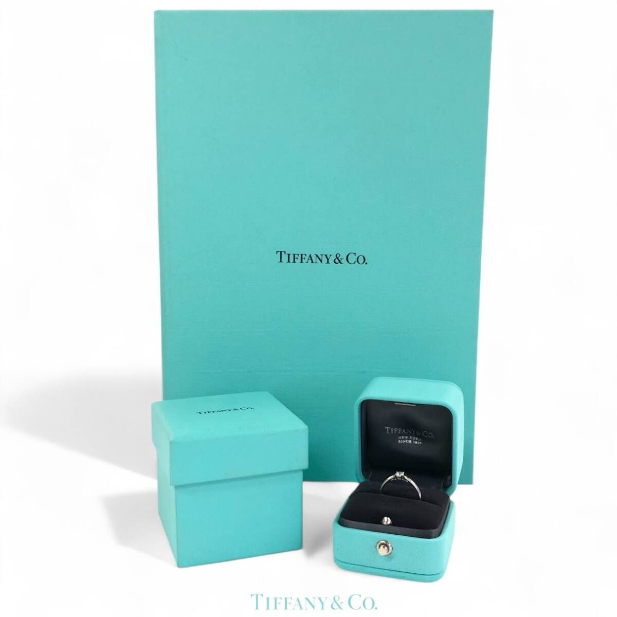 TIFFANY&CO. ティファニーハーモニー ダイヤ PT950/D0.18ct/H/VVS2 