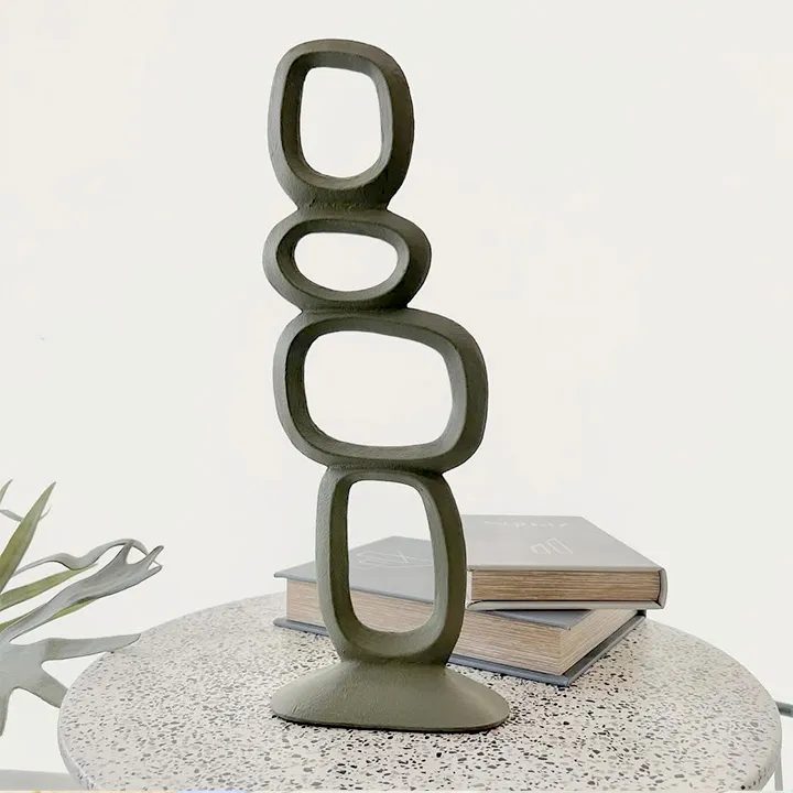 【12月30日到着希望】キミ 1.5kg 新品】オーナメント オーガニックアルミニウム グリーン オブジェ