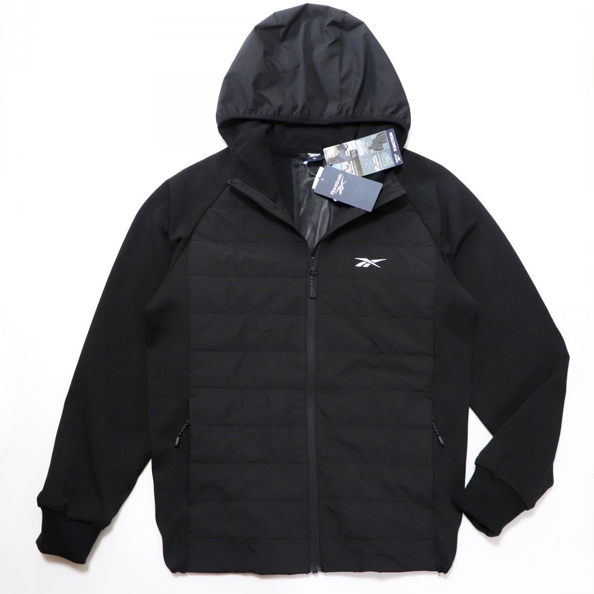 ★リーボック REEBOK 新品 メンズ 撥水 防風 ストレッチ トリコット ウインド ロングパンツ Mサイズ [X4352RR-57-M] 一 四 壱★QWER★