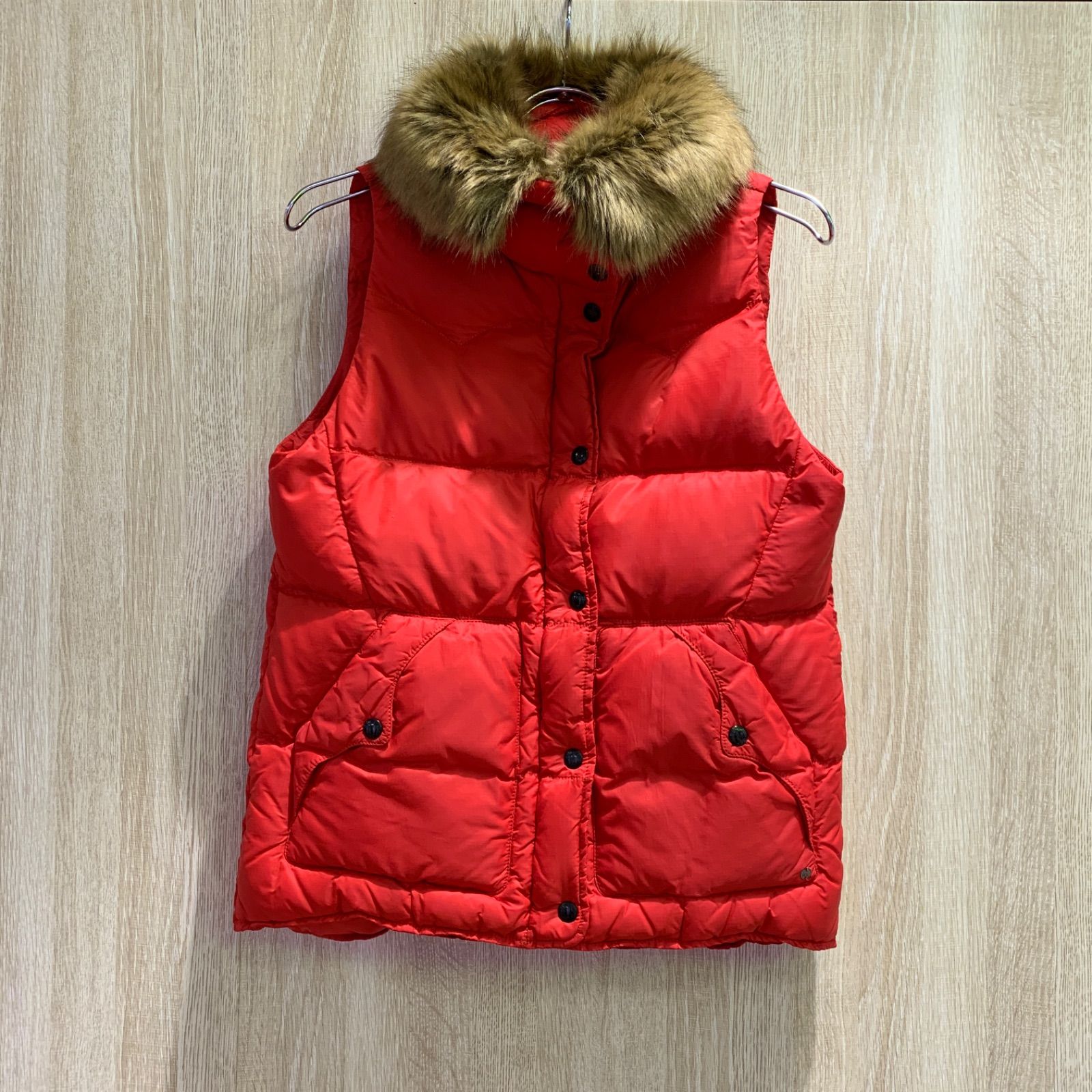 デニムアンドサプライラルフローレン ダウンベスト レッド XS B8882 デニム\u0026サプライ ラルフローレン DENIM \u0026 SUPPLY RALPH LAUREN ダウン