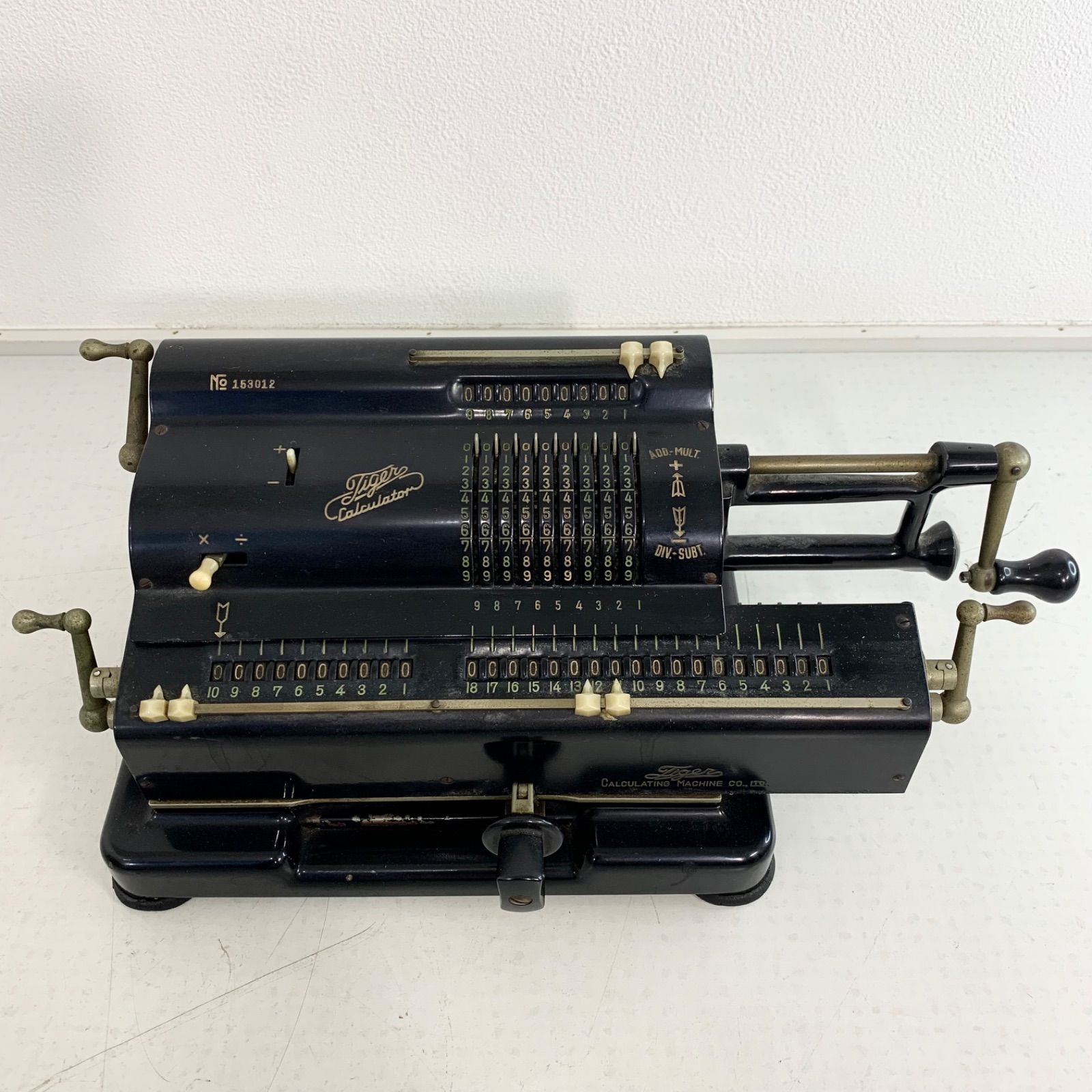 アンティーク Tiger Calculator タイガー計算機 昭和レトロ計算機 クラシック 雑貨