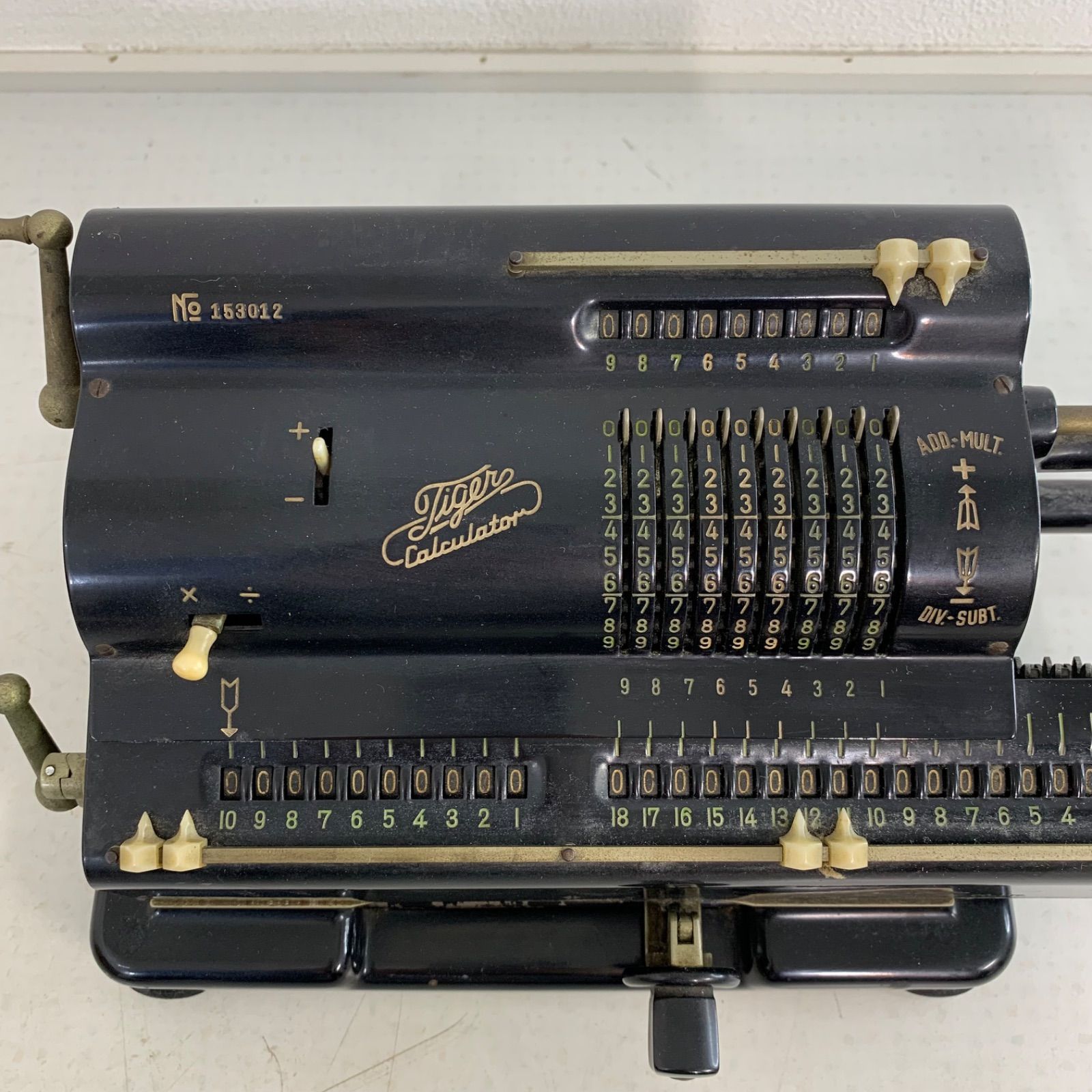 アンティーク Tiger Calculator タイガー計算機 昭和レトロ計算機 クラシック 雑貨