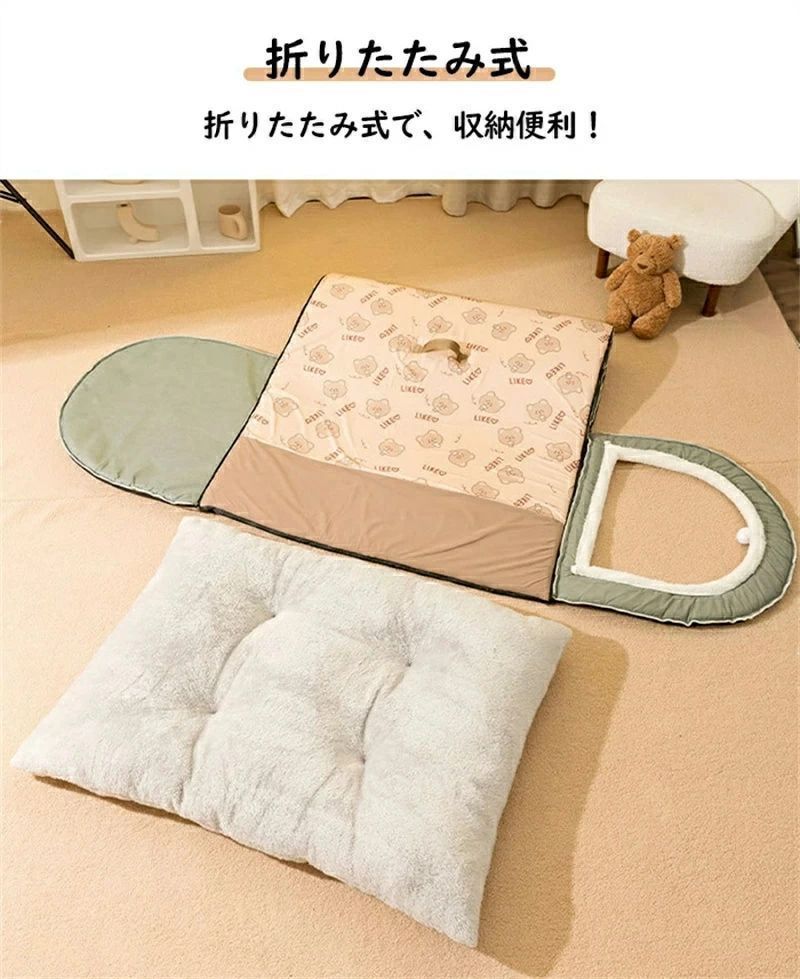  ＸＸＸＬ対応 犬 ベッド ドーム 冬 ペットベッド 2 way 折りたたみ可 ペットハウス 犬猫用 室内用 洗える ふわふわ クッション付き ペットハウス ベッド マット カバー