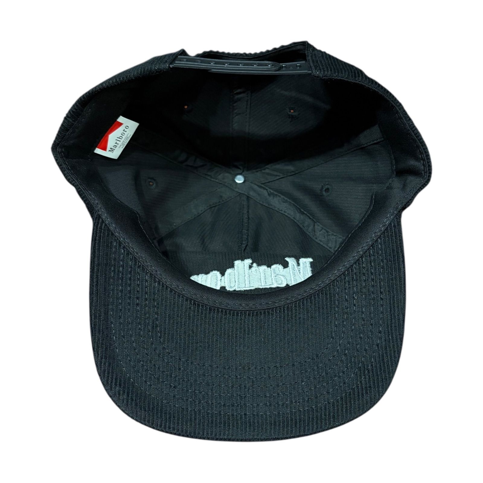 Marlboro Logo Embroidery Corduroy Cap Trucker Cap マールボロ