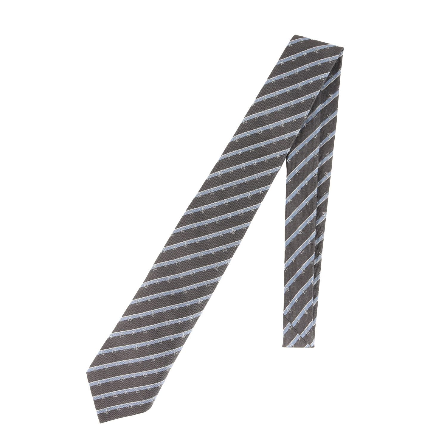 現行タグ　近年　LOUIS VUITTON ルイヴィトン　ネクタイ　モノグラム 美品 ルイ・ヴィトン ネクタイ モノグラム メンズ LOUIS VUITTON