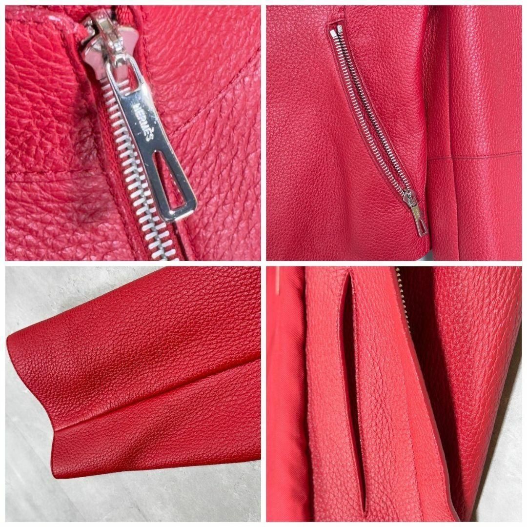 HERMES』エルメス (34) 鹿革 ライダースジャケット - メルカリ