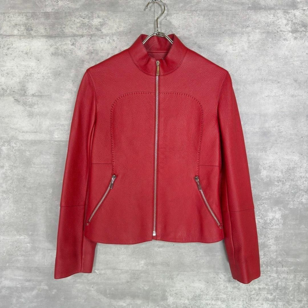 HERMES』エルメス (34) 鹿革 ライダースジャケット - メルカリ