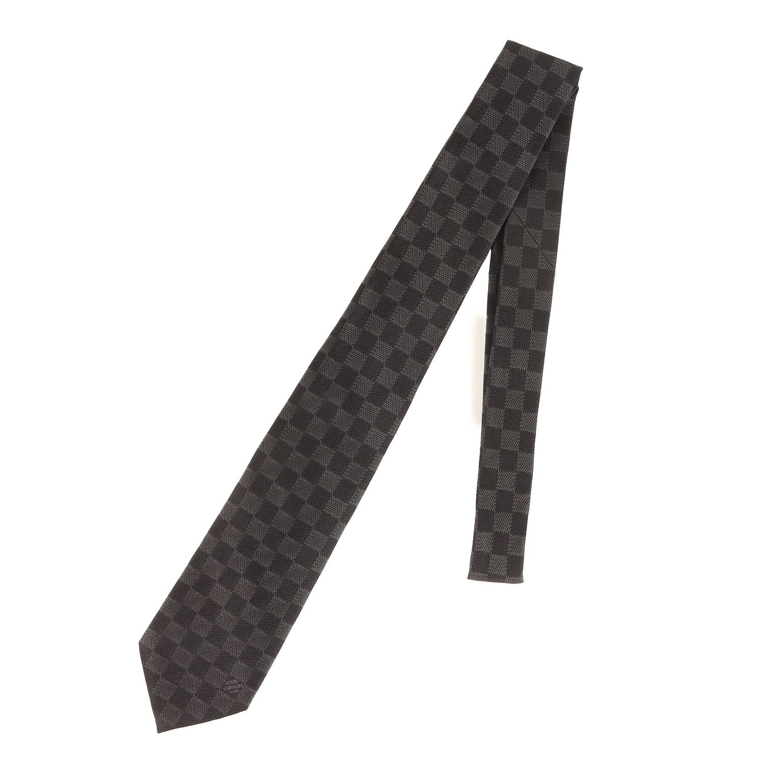美品】LOUIS VUITTON ルイヴィトン ネクタイ | 現行タグ ダミエ  