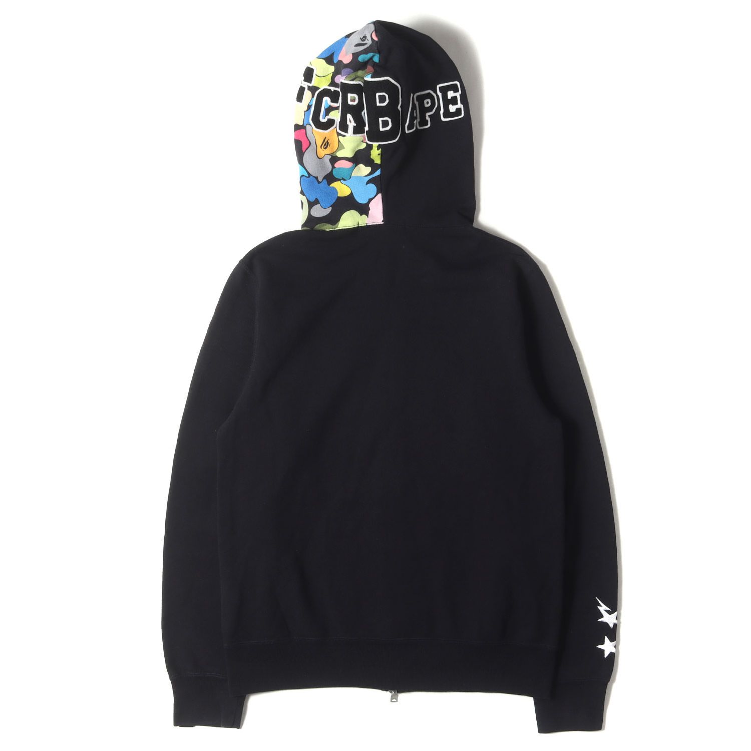 A BATHING APE ア ベイシング エイプ パーカー ブラック 黒 サイズ:M 