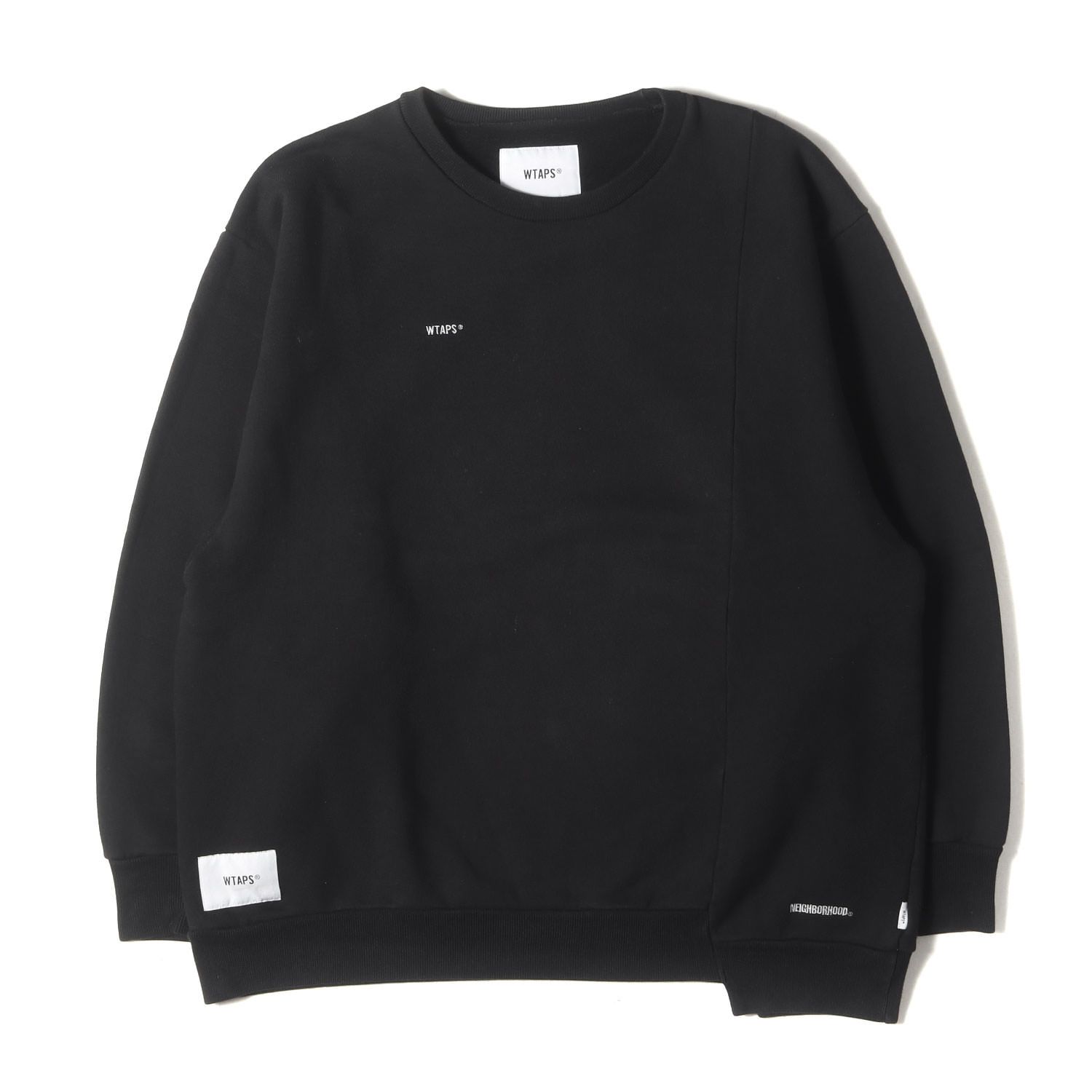 WTAPS ダブルタップス スウェット ブラック 黒 サイズ:2 | 初売り限定