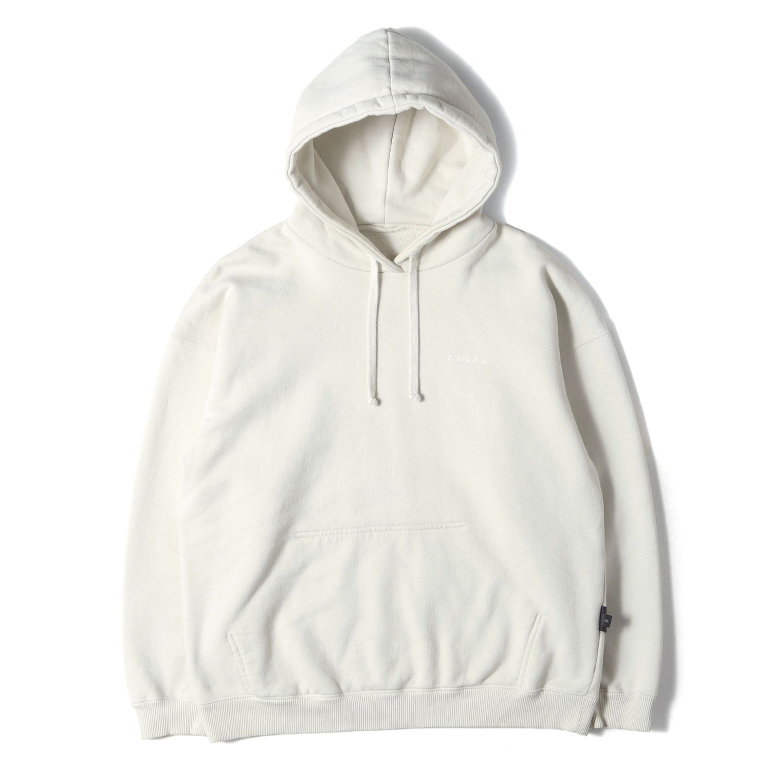 VETEMENTS ヴェトモン パーカー グレージュ サイズ:Ｓ | ブランドロゴ刺繍 インサイドアウト プルオーバー スウェット パーカー (INSIDE-OUT HOODIE) | トップス フーディー【メンズ】【中古】【K4620】 VETEMENTS ヴェトモン パーカー グレージュ サイズ:S | ブランドロゴ