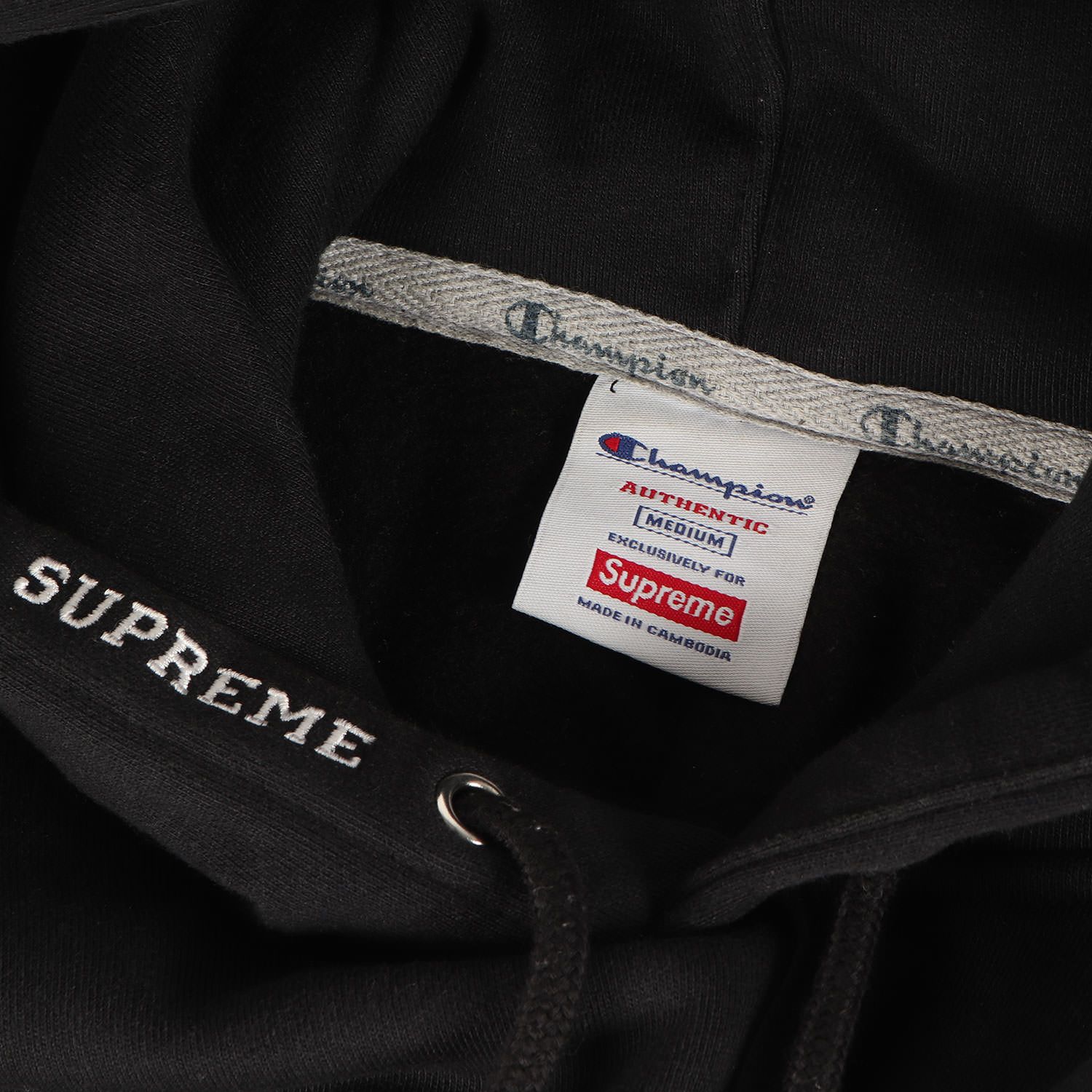 Supreme シュプリーム パーカー ブラック 黒 サイズ:M | 18SS Champion