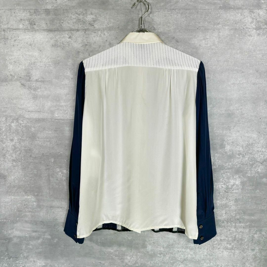 『LOUIS VUITTON』ルイヴィトン (38) 異素材メッシュ切替シャツ LOUIS VUITTON』ルイヴィトン (38) 異素材メッシュ切替シャツ
