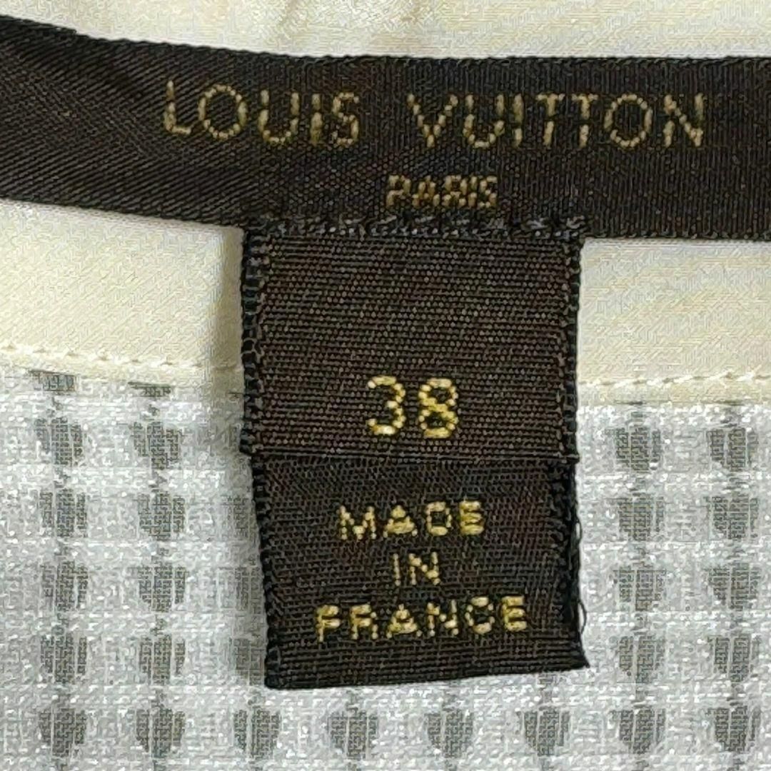 『LOUIS VUITTON』ルイヴィトン (38) 異素材メッシュ切替シャツ LOUIS VUITTON』ルイヴィトン (38) 異素材メッシュ切替シャツ LOUIS