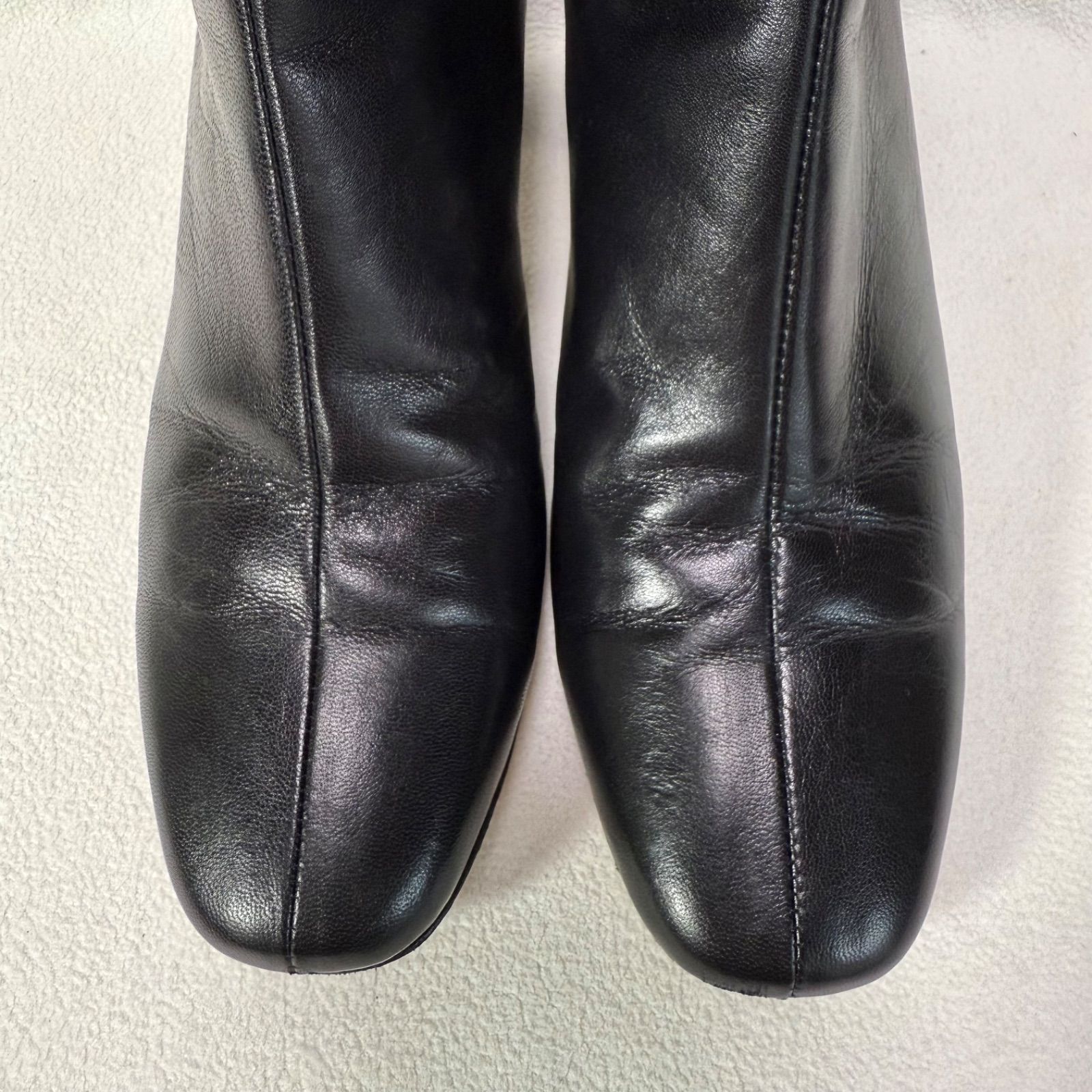 美品✨ファビオルスコーニ スクエアトゥ バックジップ センターシーム