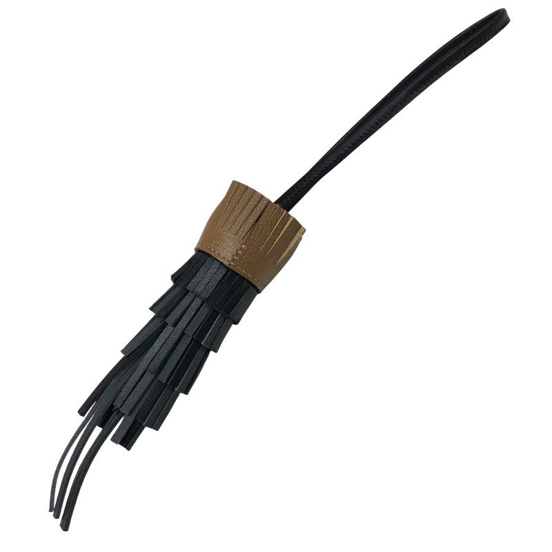 エルメス HERMES バッグチャーム シュエット K刻 フクロウ ブラック