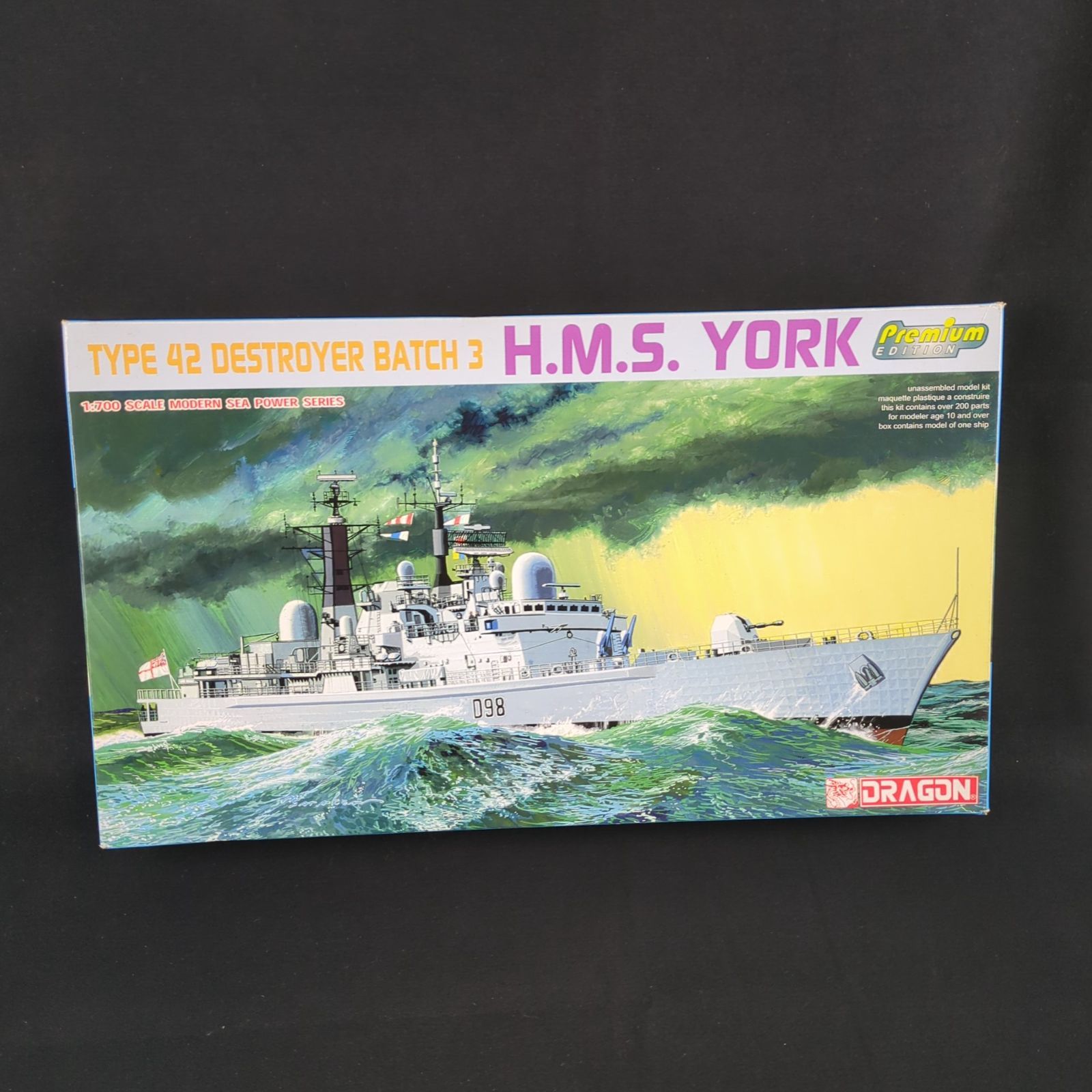 輸入キット ハセガワ ドラゴン 7055 1 700 Type 42 Destroyer Batch 3 H.M.S. York 42型駆逐艦バッチ3 HMSヨーク Premium EDITION