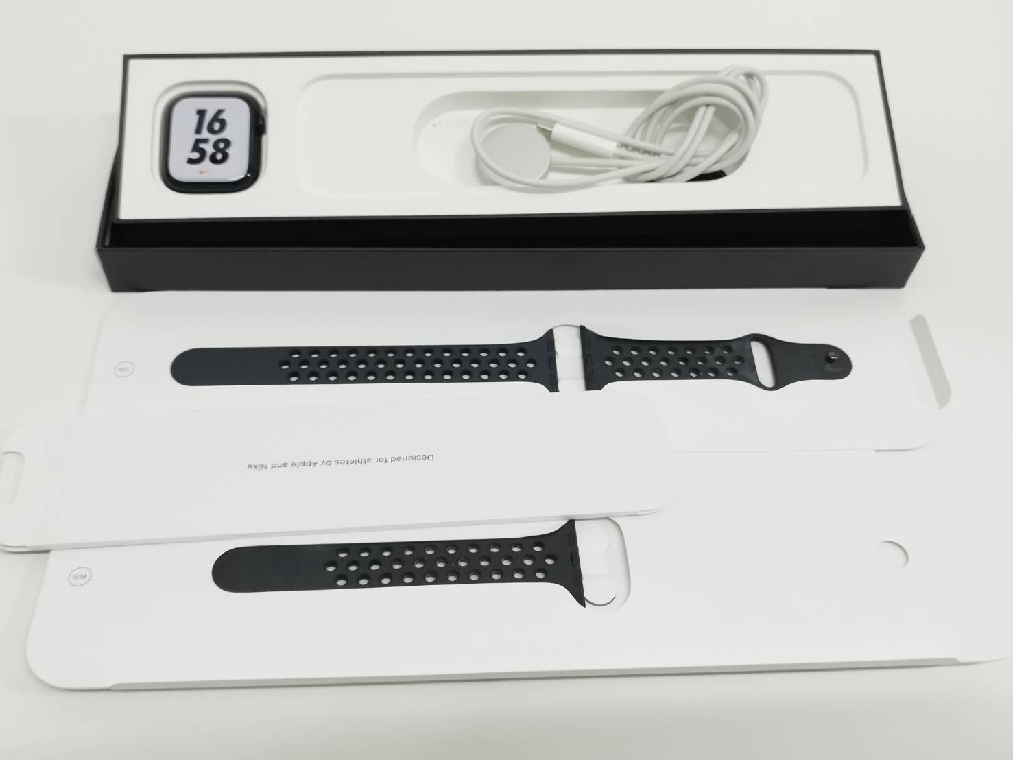 Apple Watch Nike Series 7 41mm ミッドナイト Cランク - メルカリ