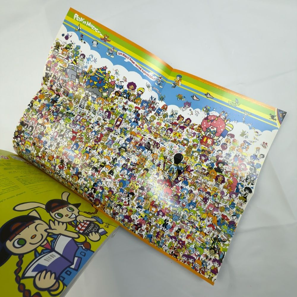 帯付き】 ポップンミュージックキャラクターイラストブック/pop'n