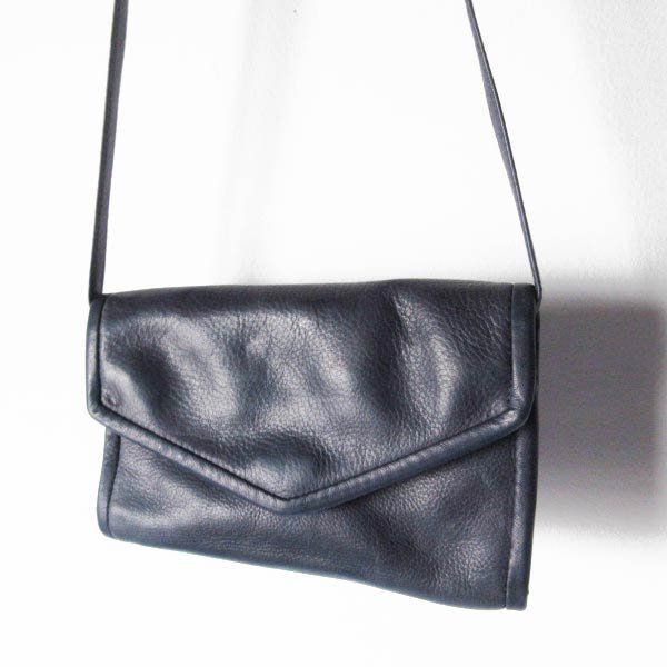 J.Duren 本革 レザー カードケース トラベルポーチ 紺系 バッグ ネイビー サコッシュ アメリカ製 D150-62-0002ZV