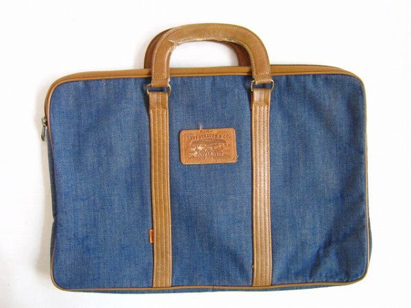 Levi s リーバイス デニム ブリーフケース オレンジタブ バッグ ビンテージ D138-61-0011ZV