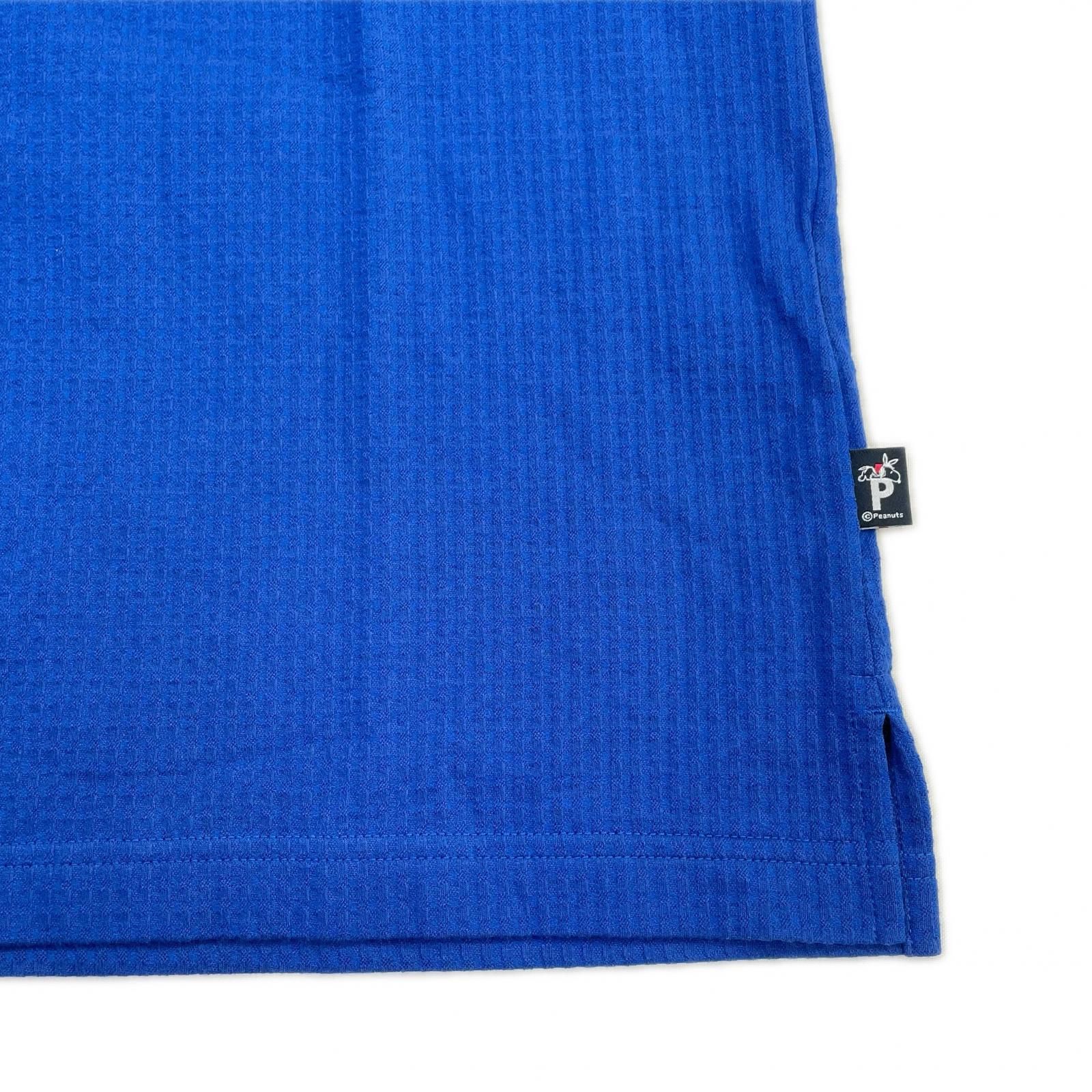 メンズ パーリーゲイツ PEARLY GATES 半袖ポロシャツ 4 M 青 ブルー スヌーピー LLC-HASEGAWATOSO_COM