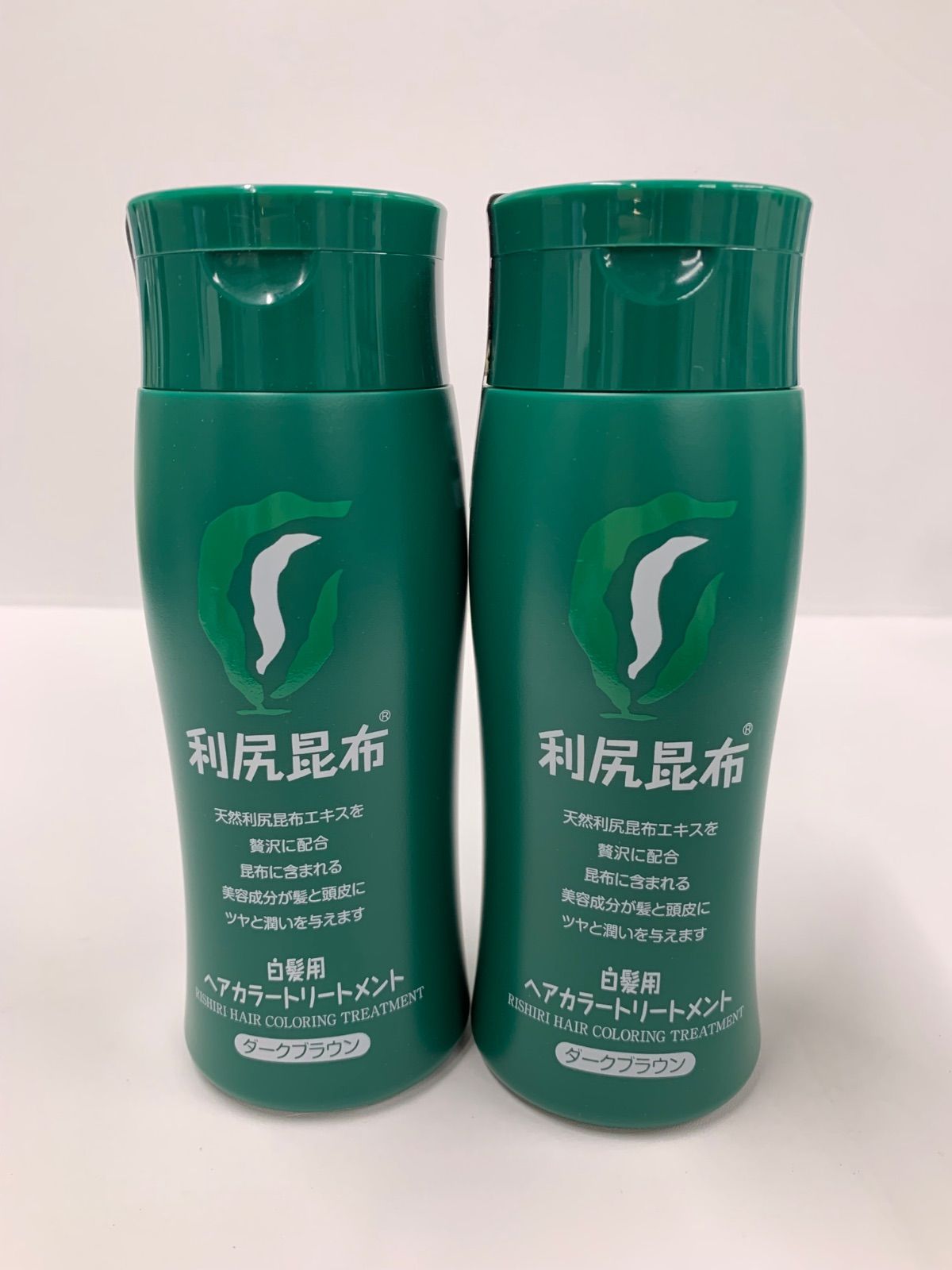 J957 利尻昆布 白髪用 ヘアカラートリートメント 【ダークブラウン