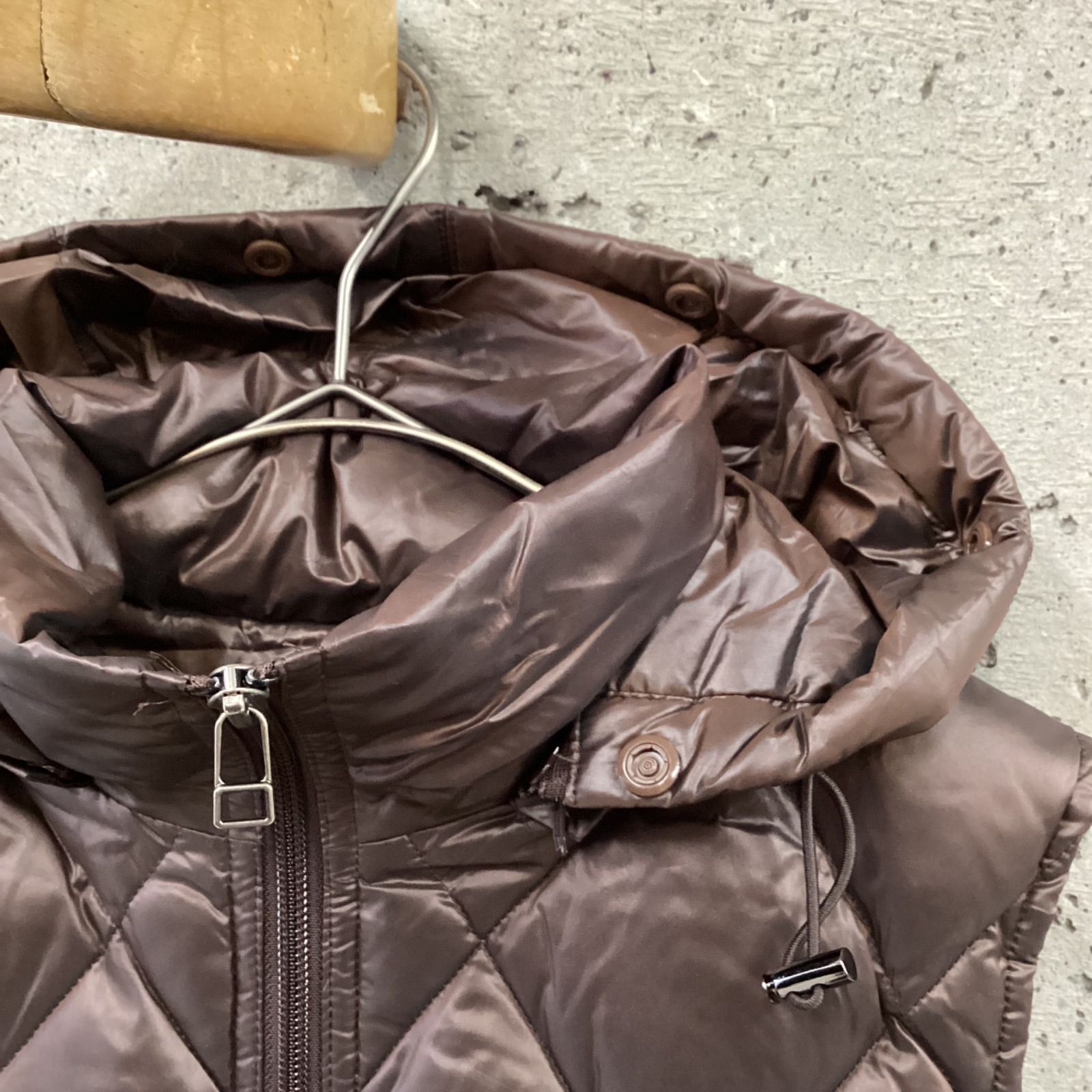 SPICK AND SPANブラウンダウンベスト - メルカリ