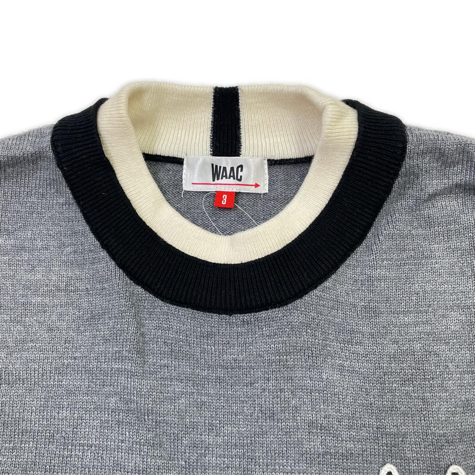 メンズ ワック WAAC セーター 3(L) グレー 長袖 購入 秋冬 WAACゴルフ