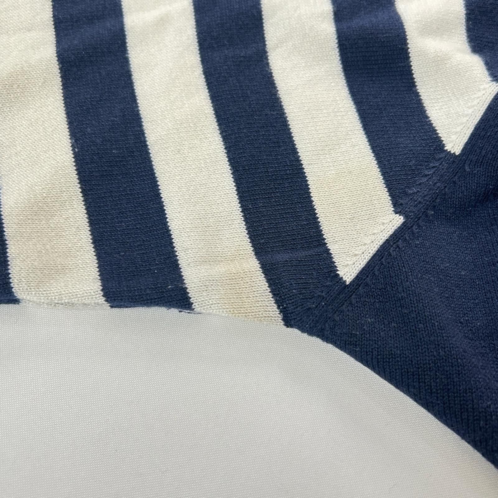 中古 メンズ ムータマリン muta MARINE パーカー M 紺 ネイビー ニット