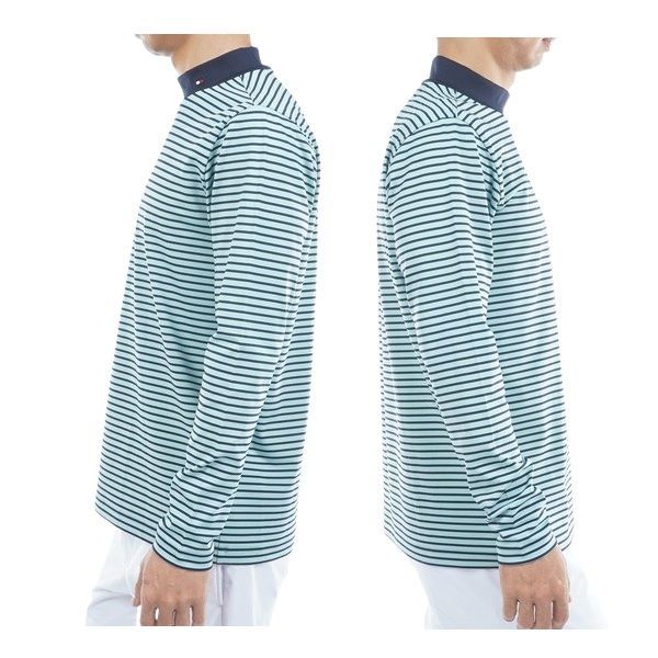 トミーヒルフィガー ゴルフ ショップ メンズ ベア天 長袖モックネック