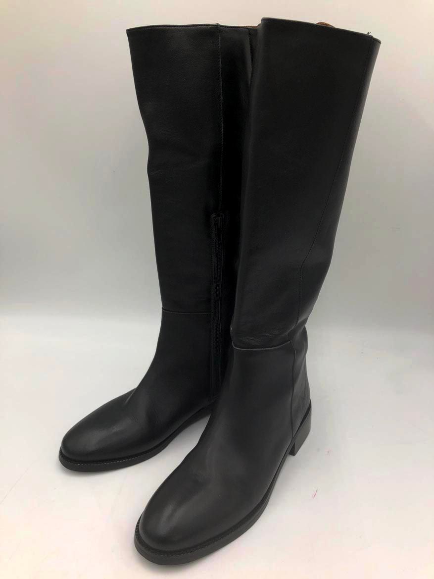 REMME レメ サイドジップ ロング ブーツ size38 黒 レディース