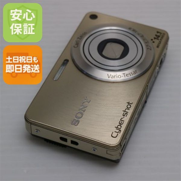 超美品 Cyber-shot DSC-W350 ゴールド 即日発送 SONY デジカメ