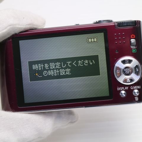 Panasonic LUMIX FX60 バイオレット　デジカメ 動作確認済 美品 DMC-FX60 バイオレット 即日発送 Panasonic LUMIX デジカメ 本体