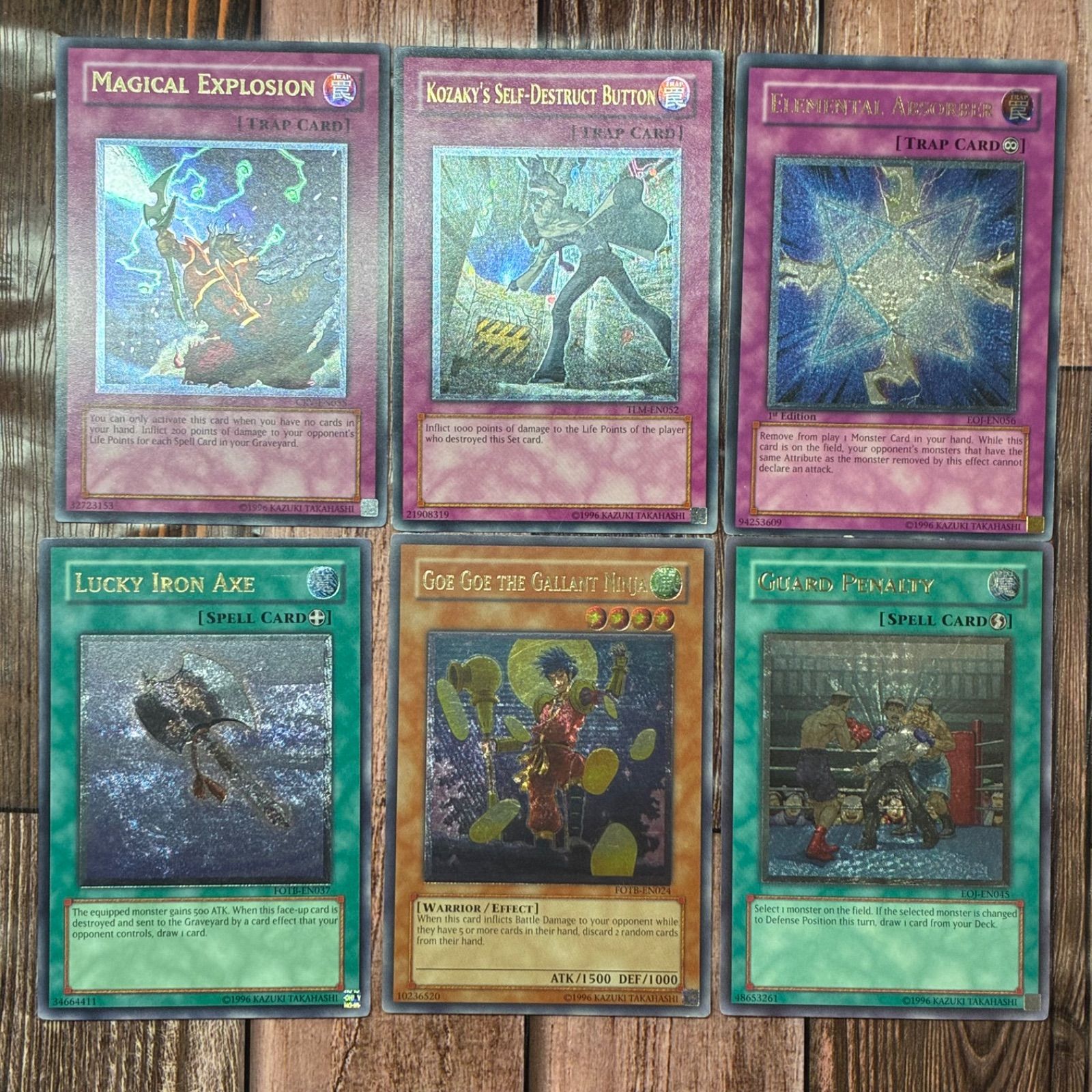 特価】遊戯王 英語版 レリーフ6枚セット - メルカリ