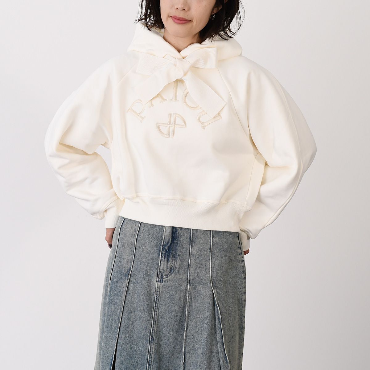PATOU パトゥ パーカー フーディ オーガニックコットン パトゥロゴ＆JP 