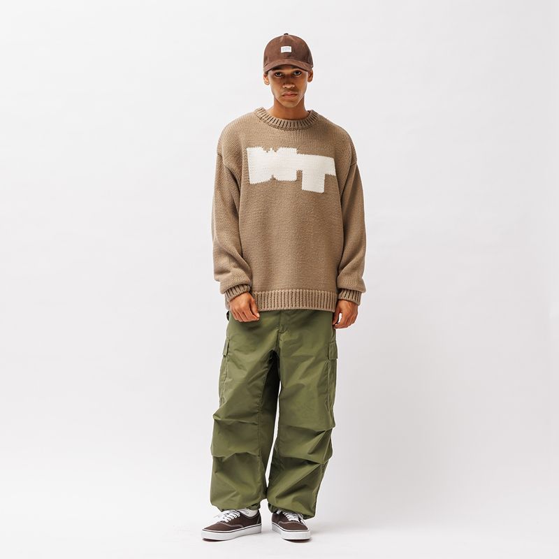 WTAPS CREW NECK CRE / SWEATER / POLY ニット 252MADT-KNM03 - メルカリ