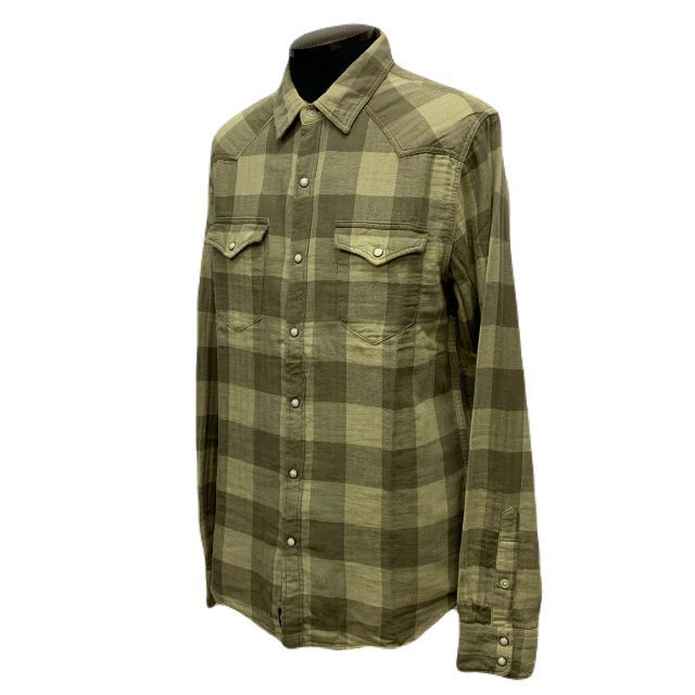 LUCKYBRAND By COLE HAUSER PLAID WESTERN SHIRT ラッキーブランド コール ハウザー チェック柄 ウエスタンシャツ ガーゼシャツ ダブルフェイス ダブルガーゼ 152535 O9F 341 1696