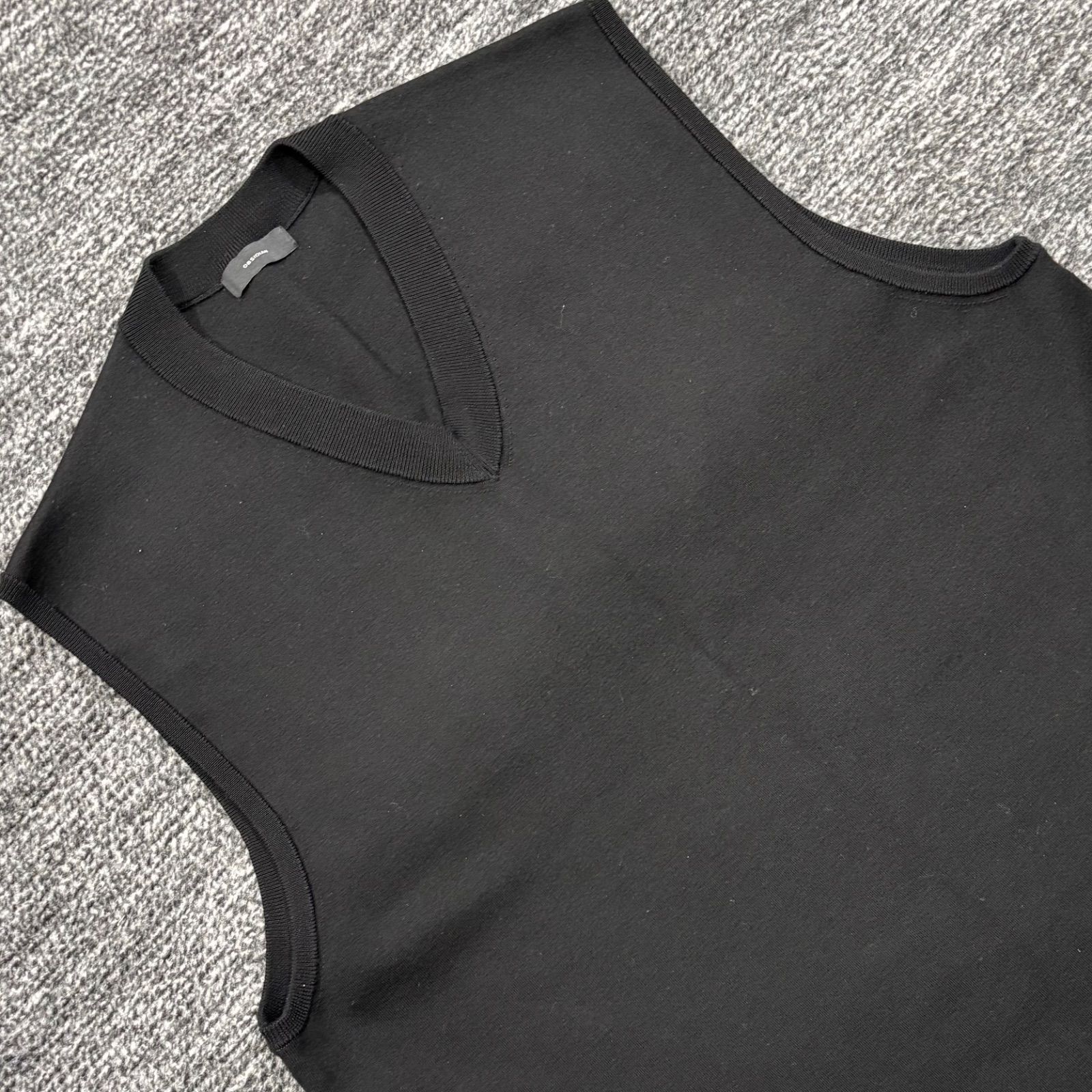 品 OBSIDIAN ODM24AK029 KNIT VEST BLACK L オブシディアン ニットベスト ブラック