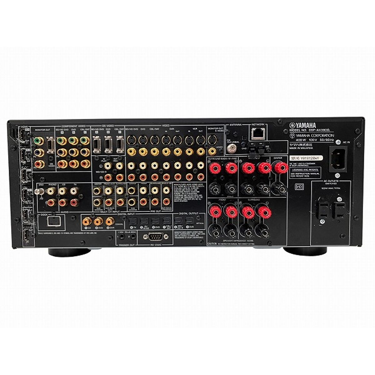 YAMAHA AVアンプ DSP-A592 元箱・リモコン・取説付き 美品動作品 2025