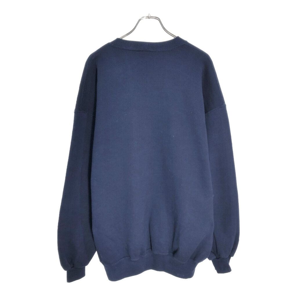 90年代 USA製 RUSSELL ATHLETIC ラッセル カレッジ スウェット 大きいサイズ ネイビー(メンズ XXL) 古着 V7267