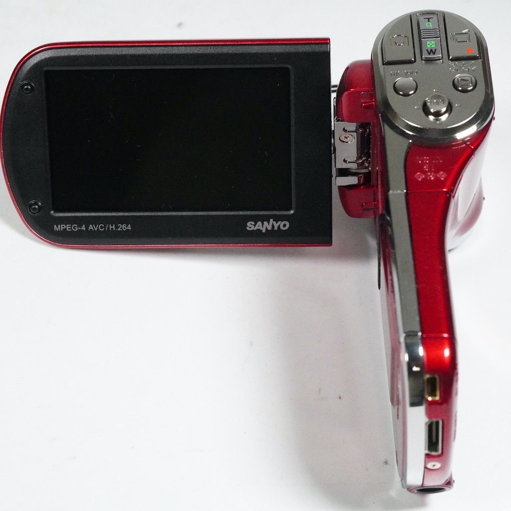 SANYO サンヨー Xacti DMX-CG100 レッド 動作OK 返金保証 /2369 - メルカリ