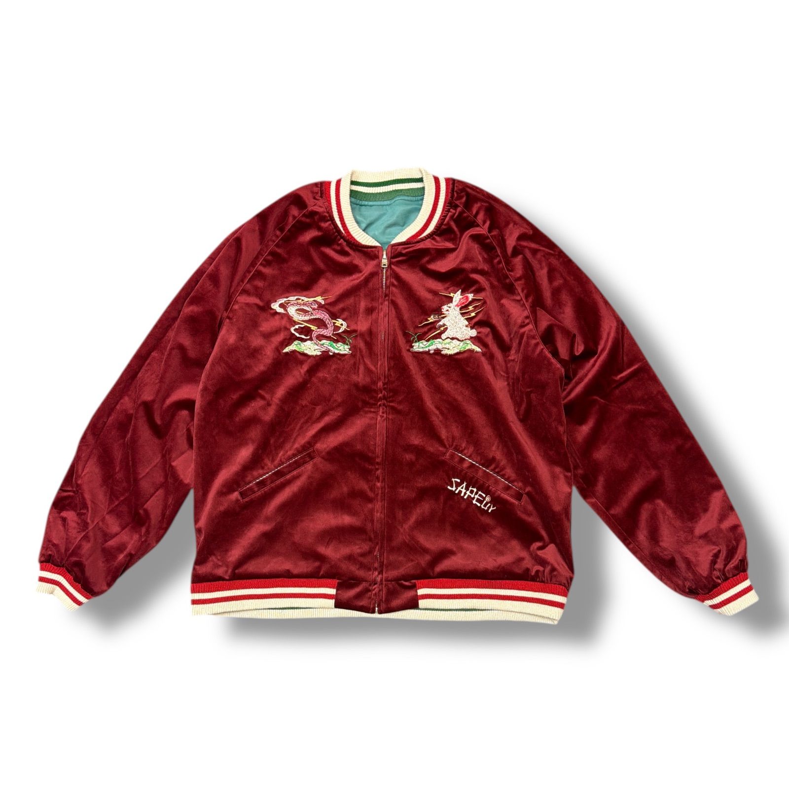 未使用品 SAPEUr 25SS × 浜田雅功 リバーシブルスカジャン ブルゾン