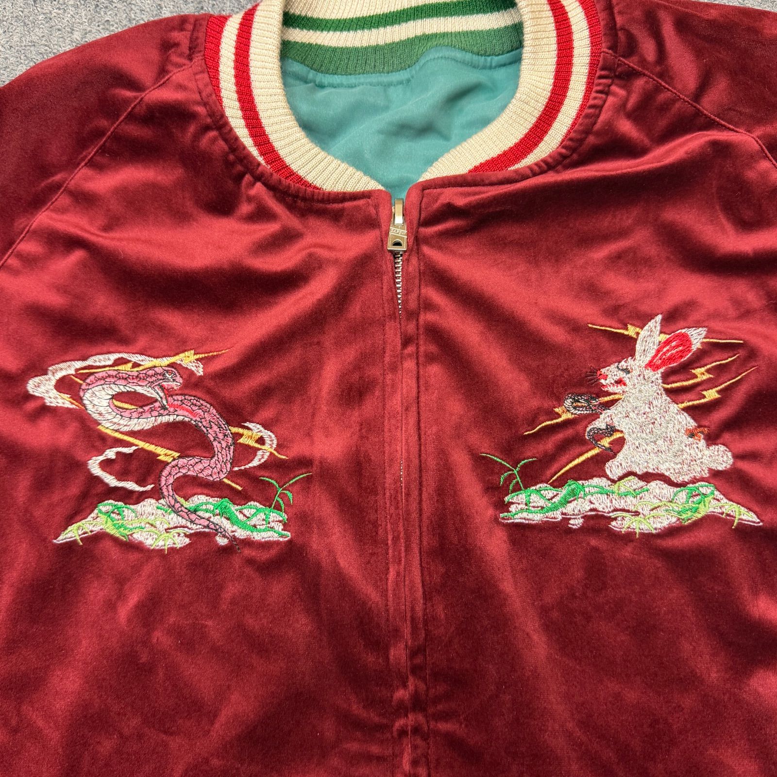 未使用品 SAPEUr 25SS × 浜田雅功 リバーシブルスカジャン ブルゾン 