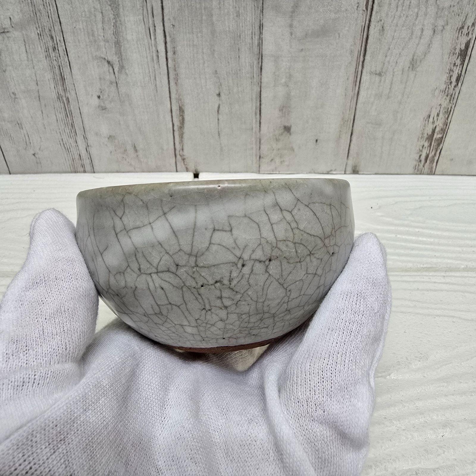 146 貫入 ぐい呑み (湯呑み/盃) 和食器 酒器 骨董品 - メルカリ