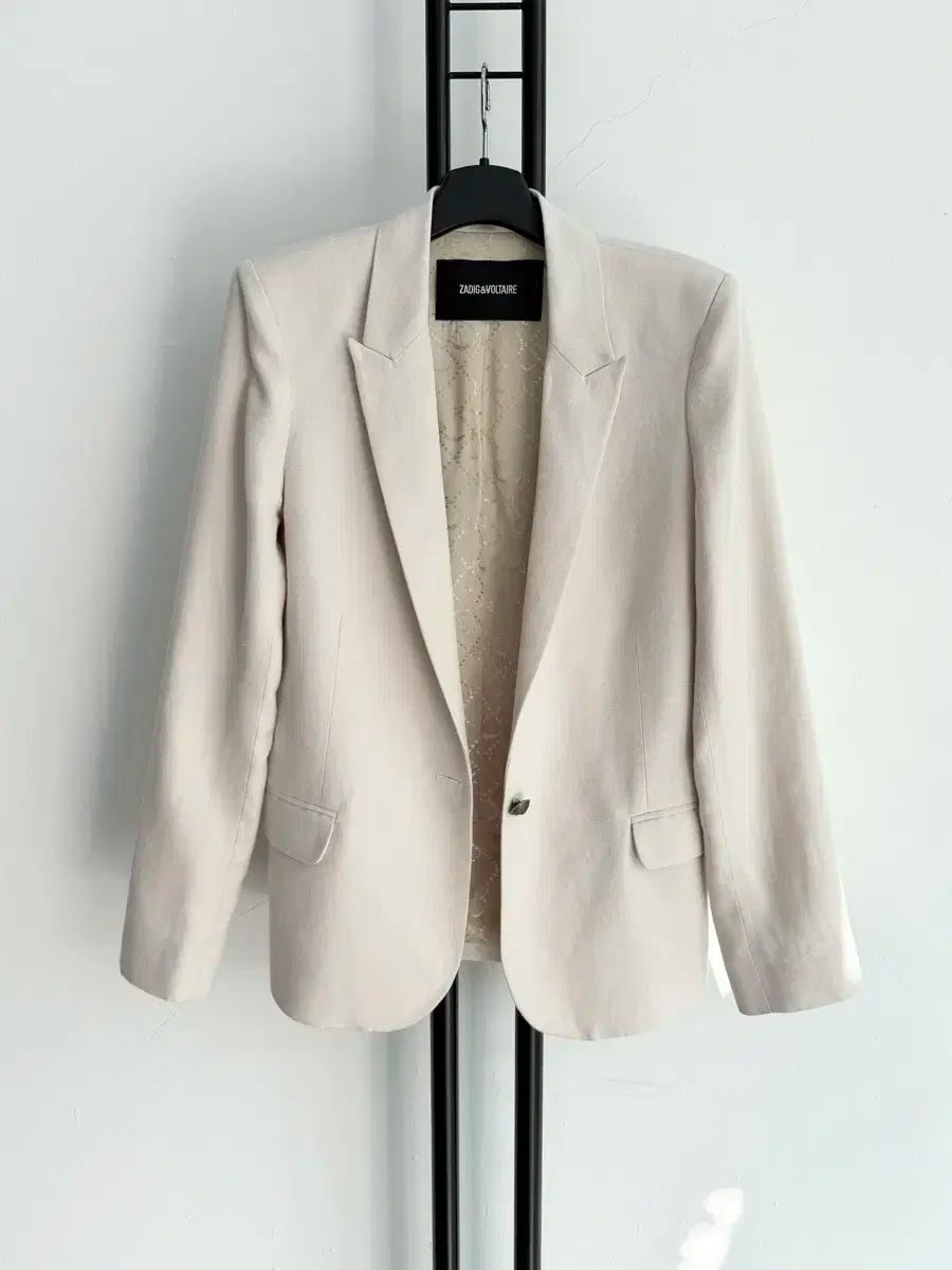 レディース 正規品 ZADIG&VOLTAIRE アイボリー ブレーザー ジャケット
