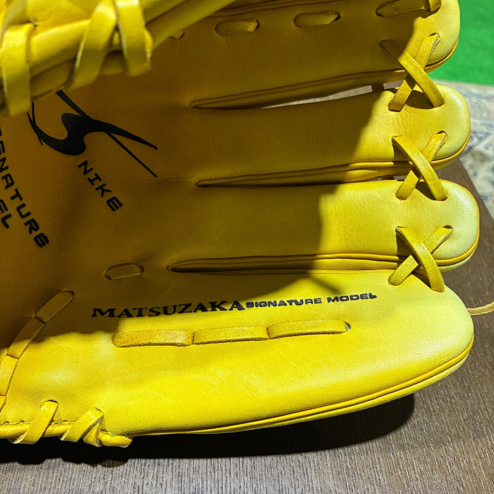 SIGNATURE MODEL 軟式グローブ イエロー松坂大輔モデル - グローブ