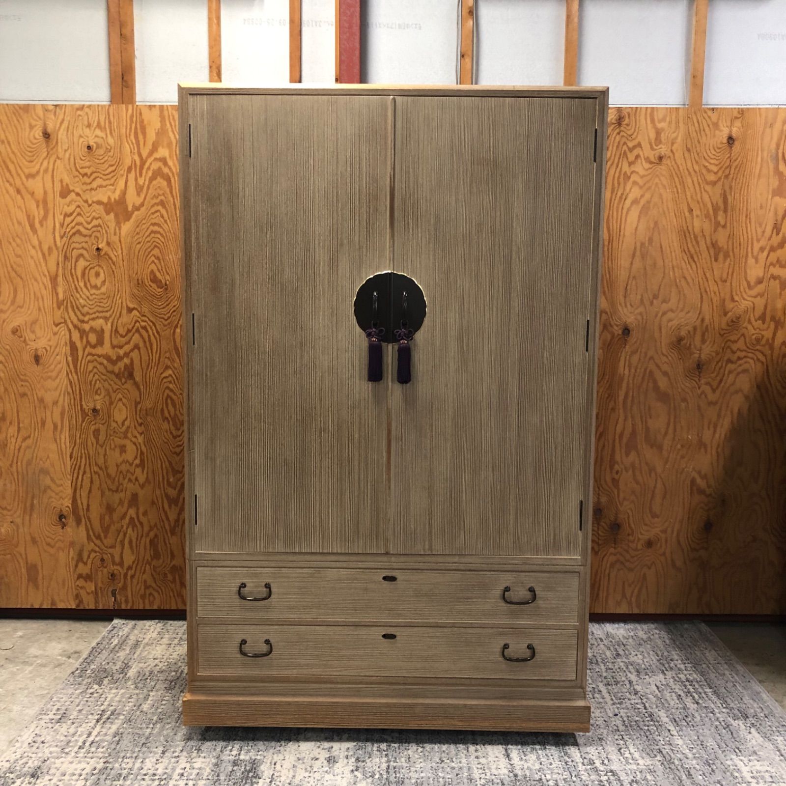 【期間限定値下げ】桐タンス 値下げ交渉可能】桐タンス 和家具 伝統工芸士 田澤謙介作 大型家具