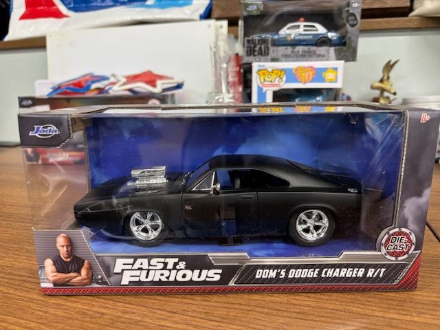 1/24サイズ ミニカー ワイルドスピード ドム 1970 ダッジ チャージャー